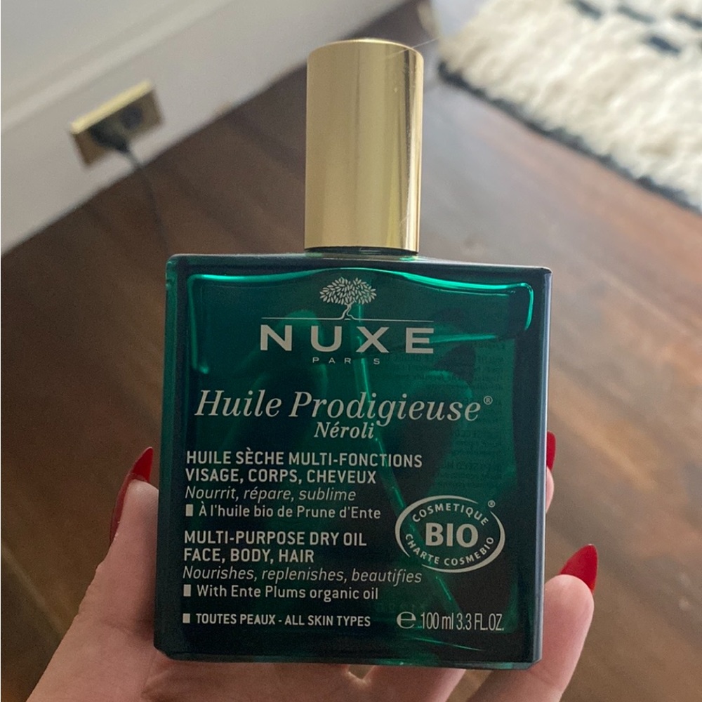 Nuxe body hair oil